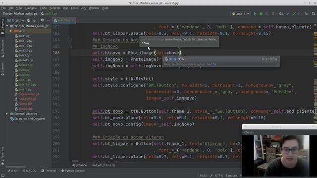 Curso Tkinter - Aula 17 - Armazenar imagens dentro do código - Base64 (Python) смотреть онлайн