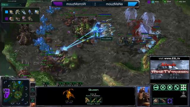 Starcraft II G103 mouzMaNa(P) vs mouzMorroW(Z) Lost Temple (HomeStoryCup) смотреть онлайн