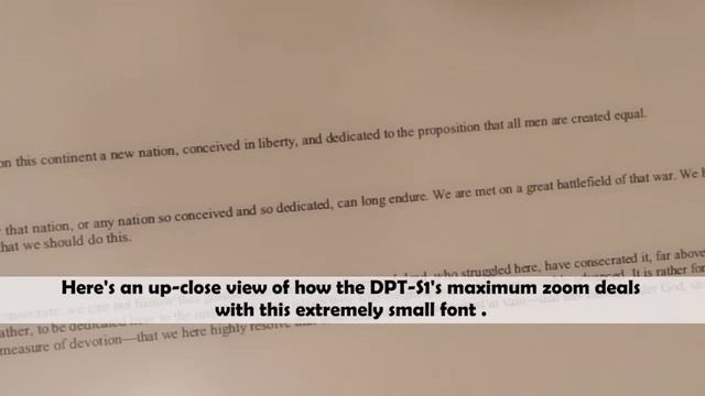 Sony Digital Paper (DPT-S1) vs DPT-RP1 Small Font Comparison Review смотреть онлайн