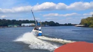 бостонский китобой под мотором микатсу 90л.с два такта