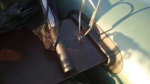 Крепление для удочек в лодку.