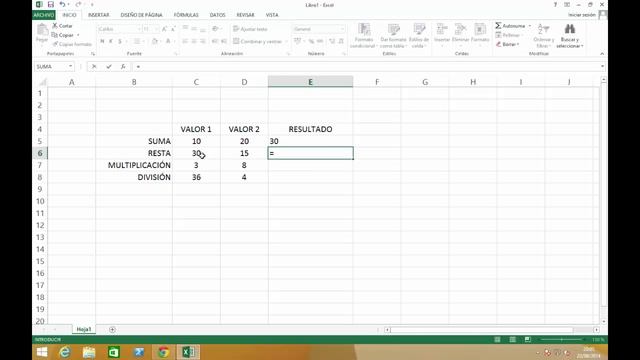 Excel 2013 - Aprende a hacer operaciones matemáticas sencillas en 7 minutos смотреть онлайн