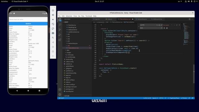 Get start react native with Henry P15A － FlatList смотреть онлайн
