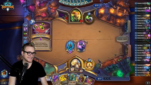 WHO NEEDS RENO? (ODD Raza Priest is a POWERFUL CONTROL DECK) | Ashes of Outland | Wild Hearthstone смотреть онлайн