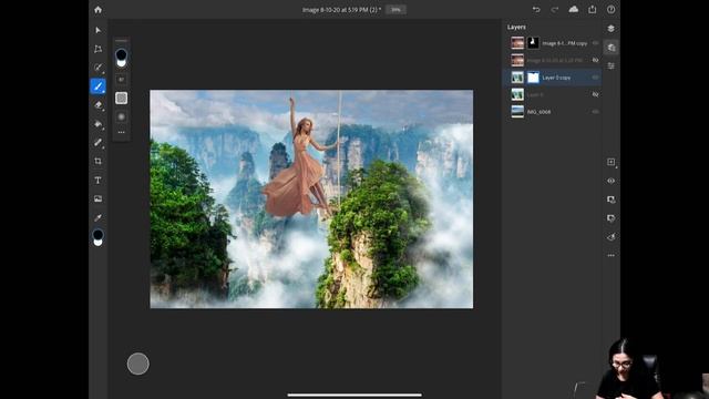 Photo Compositing in Photoshop on iPad смотреть онлайн
