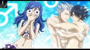 Хвост феи аниме ,в аквапарке