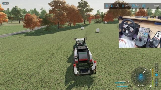 ?FENDT 724 Impress 185vc Pro  #fs22 #BENZ_NWM европейский формат. #стрим 48 Farming Simulator