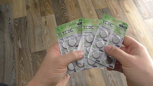 YCDC CR2032 - качественные батарейки! ► Посылка из Китая / AliExpress смотреть онлайн