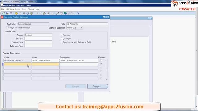 How to manage Descriptive Flexfield Segments in R12 E-Business Suite смотреть онлайн