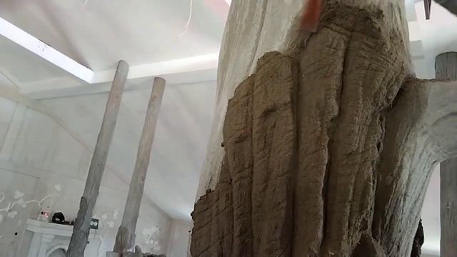 Как сделать кору дерево своими руками из арт бетона, мастер класс. смотреть онлайн
