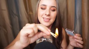 АСМР ЗВУКИ СПИЧЕК, ОГНЯ и ВОДЫ ? ASMR Whisper, Matches & Water