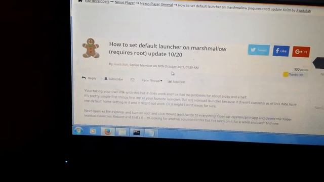 How to set default launcher on nexus player after marshmallow update смотреть онлайн