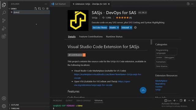 Running SAS in EBI from VS Code смотреть онлайн