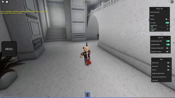 Murderers vs. Sheriffs Script - Kill Aura | Auto Kill All | ESP WallHack | WalkSpeed INF Jump & Mor