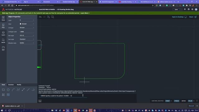 Hatching on AutoCAD web version смотреть онлайн