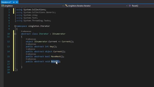 30 نمط المكرر Iterator design pattern in C# lang смотреть онлайн