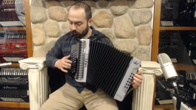 HOHNCIISVRBF - Silver Hohner Corona II MIG Diatonic Button Accordion MM 31 12 $1799 смотреть онлайн