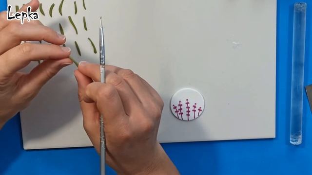 Серьги с рисунком из полимерной глины \ Как слепить серьги смотреть онлайн