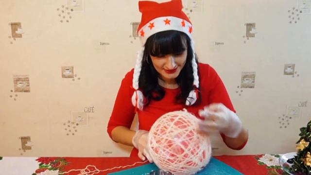 DIY Конфетница из ниток))). смотреть онлайн