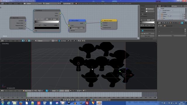 Blender: Random colors with one material смотреть онлайн