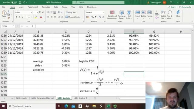 Modelling stock returns - the Logistic distribution (Excel) (SUB) смотреть онлайн