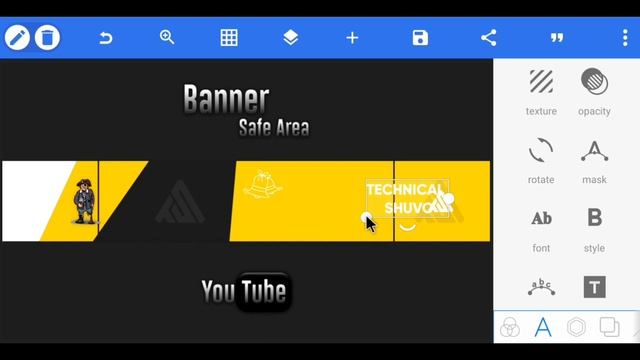 How To Make Channel Art Banner On Mobile || Pixellab Tutorial || In Hindi смотреть онлайн