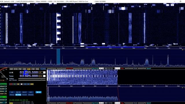 Что слышно на радиолюбительском диапазоне 60м (5.3 МГц), радиосвязь радиолюбители смотреть онлайн