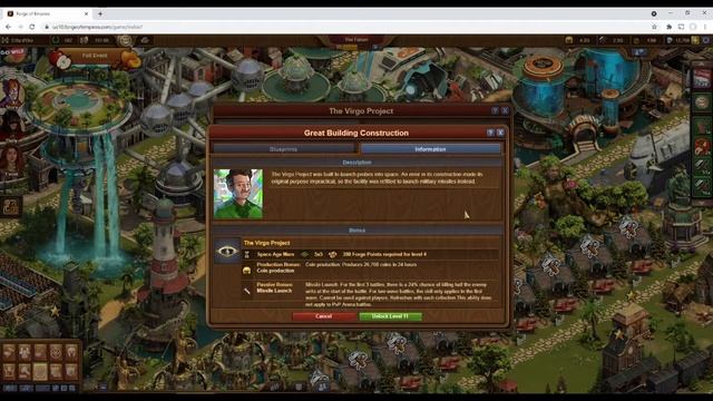 Forge of Empires: Virgo Project смотреть онлайн