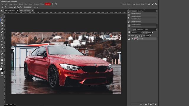 How to change any color into Black or White in Photopea смотреть онлайн