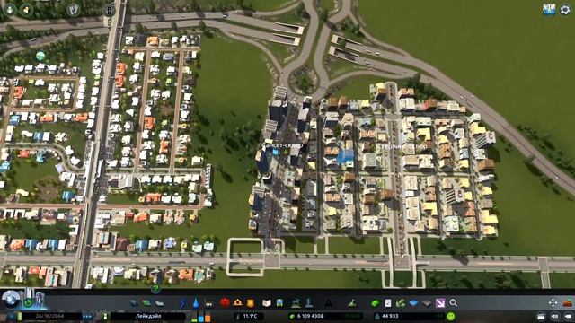 Пешеходные переходы спасут мир! Стена небоскребов! Cities:Skylines #12 смотреть онлайн