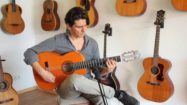 Ricardo Sanchis Carpio 1979 flamenco guitar - truly amazing sounding guitar смотреть онлайн