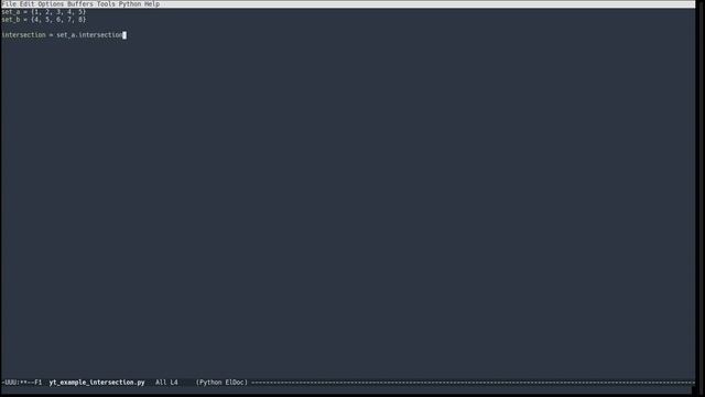 [Python] Sets - intersection() method смотреть онлайн