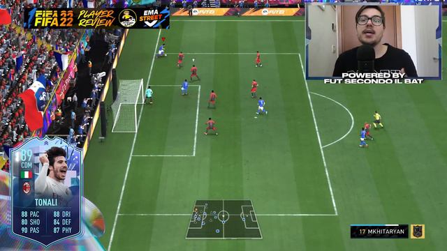 TONALI 89 FUT FANTASY PLAYER REVIEW /// FIFA 22 PLAYER REVIEW смотреть онлайн