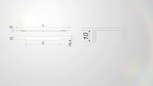 Установка торцевых ручек BOYARD смотреть онлайн