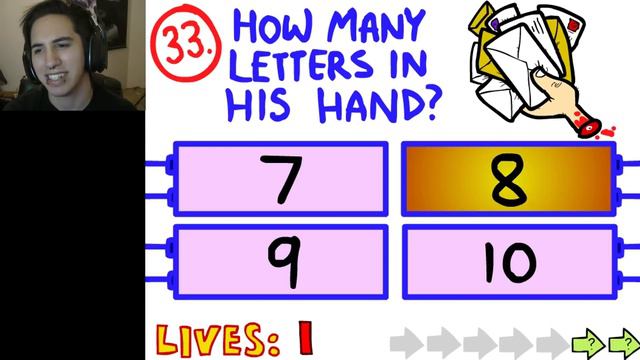 The Impossible Quiz - MY BRAIN HURTS! смотреть онлайн