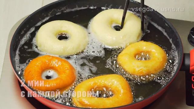 Американские ПОНЧИКИ - ДОНАТЫ В ГЛАЗУРИ. смотреть онлайн