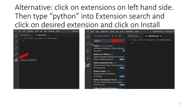 Writing "Hello World" in Python using the Visual Studio Code Environment смотреть онлайн