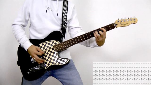 Avril Lavigne - Bite Me [Guitar Cover with Tabs] смотреть онлайн