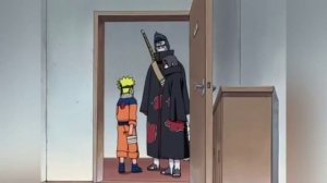 Наруто впервые встречает Итачи