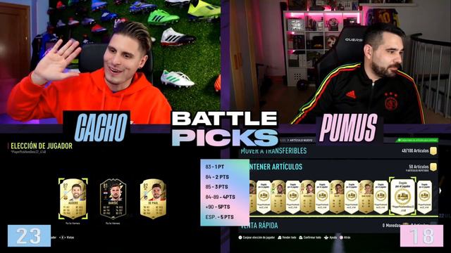 VUELVEN LAS BATALLAS DE MEJORAS CON LOS FUTURE STARS VS PUMUS | FIFA 22 смотреть онлайн
