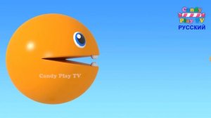 УЧИМ Цвета | ПАКМАН Цветные Спортивные Мячи| 3Д анимация для детей Изучаем Цвета для самых маленьки