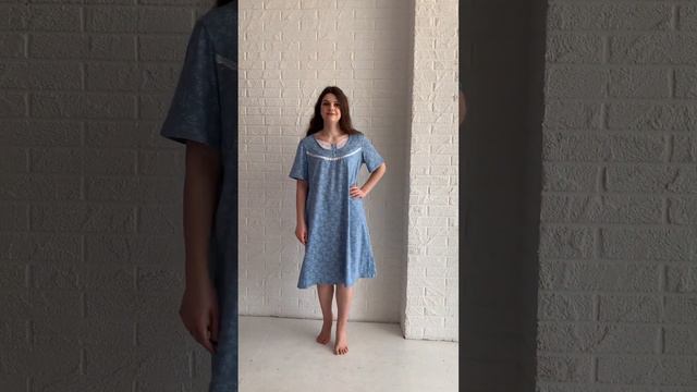 Сорочка женская С 039 Цветысиний К 50 смотреть онлайн