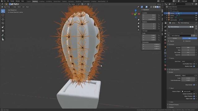 Blender 2.82 TUTORIAL: A Cactus with Procedural Textures смотреть онлайн