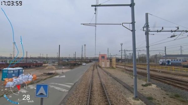 De Villeneuve Saint-Georges à Paris Austerlitz en cabine de la BB26074