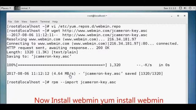 Webmin install centos7 смотреть онлайн