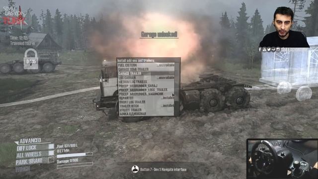 Spin Tires: MudRunner The Valley DLC Oynanış [Wheelcam] смотреть онлайн