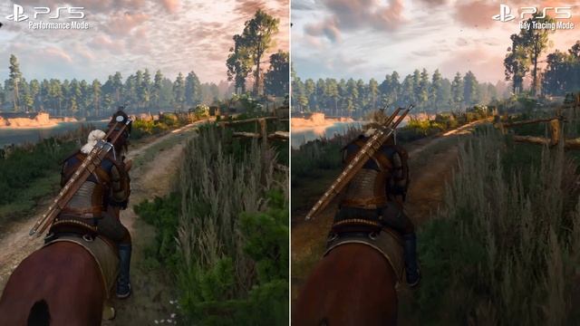 The Witcher 3: PS5 Vs Xbox Series X Hands-on - Ray Tracing + 60FPS Modes Tested