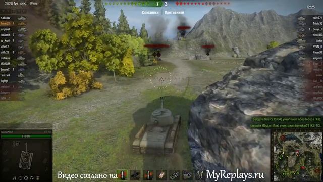 WOT: Перевал - КВ-1С - 6 фрагов - смотреть онлайн