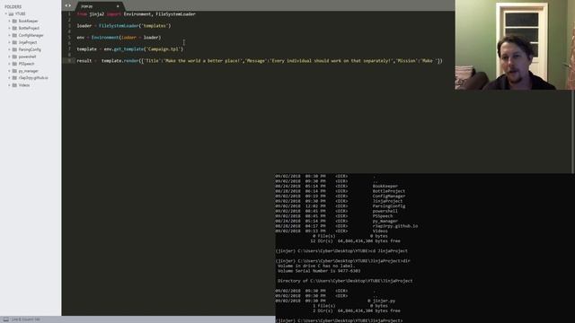 Python - Jinja2 introduction смотреть онлайн