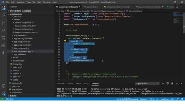 Angular Testing Tutorial #11 - Angular TestBed Tutorial смотреть онлайн